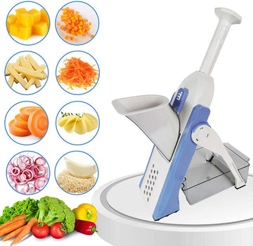 4 In 1 Vegetable Cutter Chopper Adjustable Multi-function Drum Cutter Vertical Vegetable Cutter Kitchen Shredder Grater Artifact